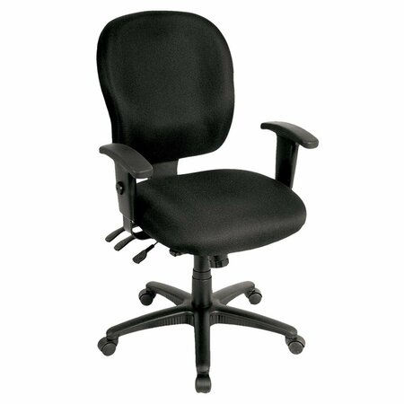 GFANCY FIXTURES Charcoal Fabric Chair - 26 x 25 x 37 in. GF3093957